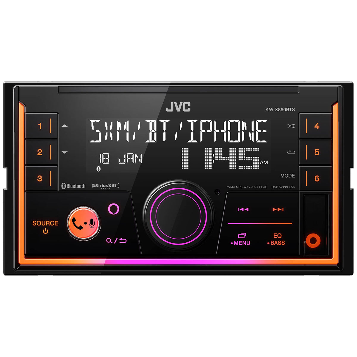 JVC KW-X850BTS Double DIN Digital Media Receiver