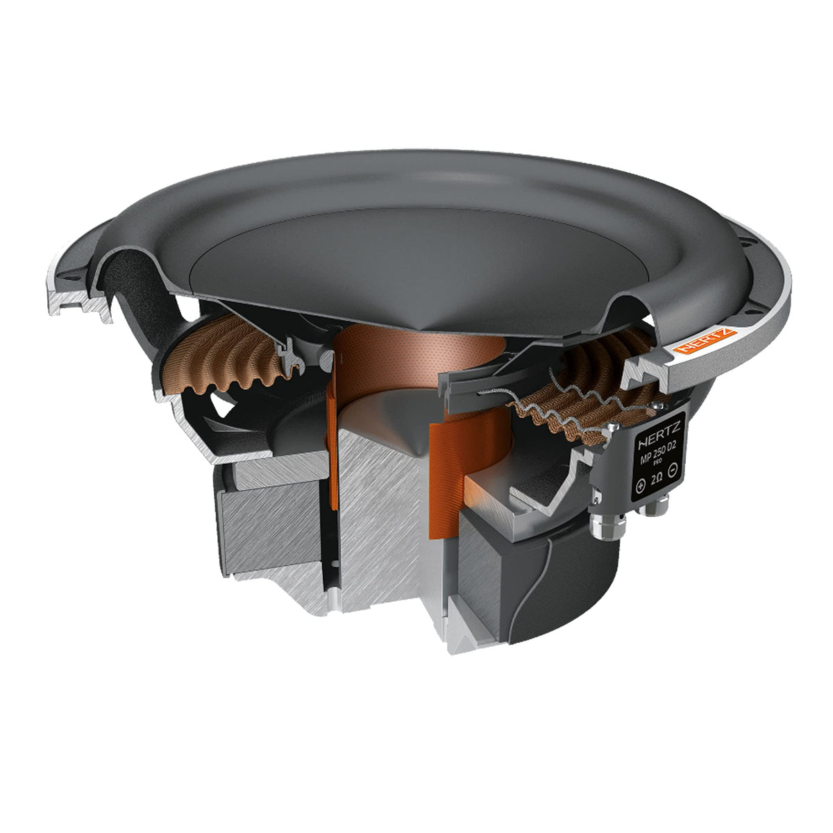 Hertz MP 250 D2.3 10" Dual 2-Ohm Subwoofer