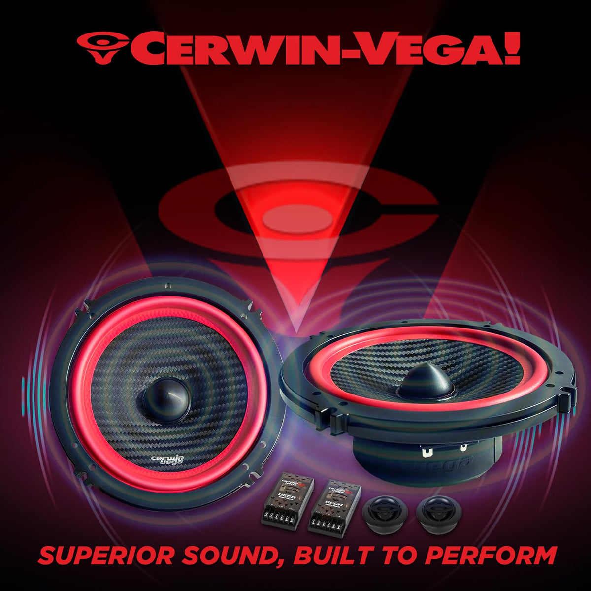 Cerwin-Vega V65C 6.5" 2-Way Component Speaker Set
