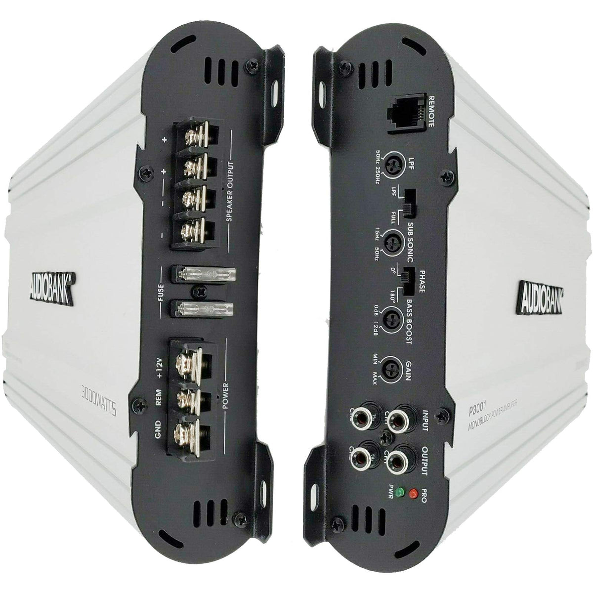 Audiobank P3001 Monoblock Class AB Car Amplifier