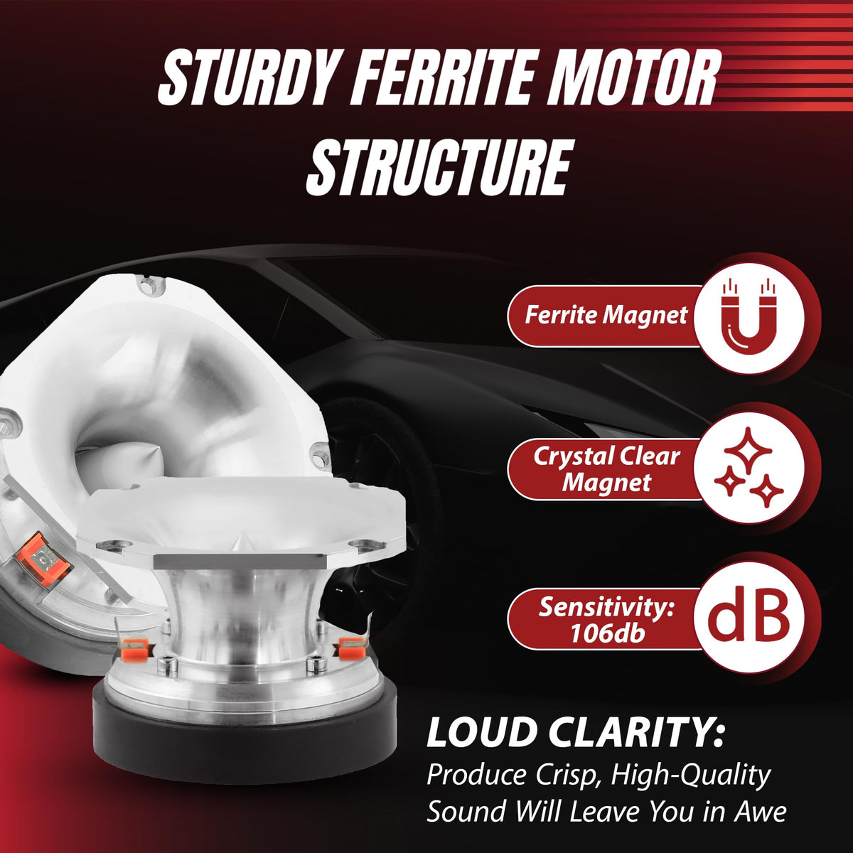 Audio360 AD44TW 3.93" Super Tweeter Speakers