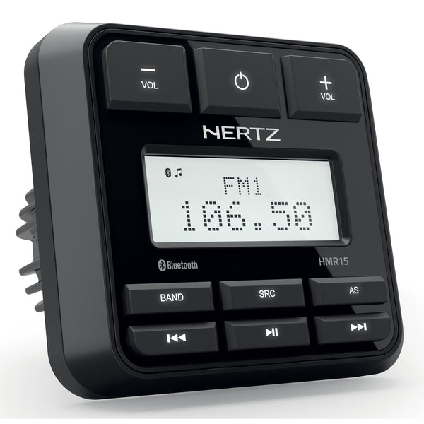 Hertz HMR 15 Marine Media Receiver with AM/FM & Bluetooth