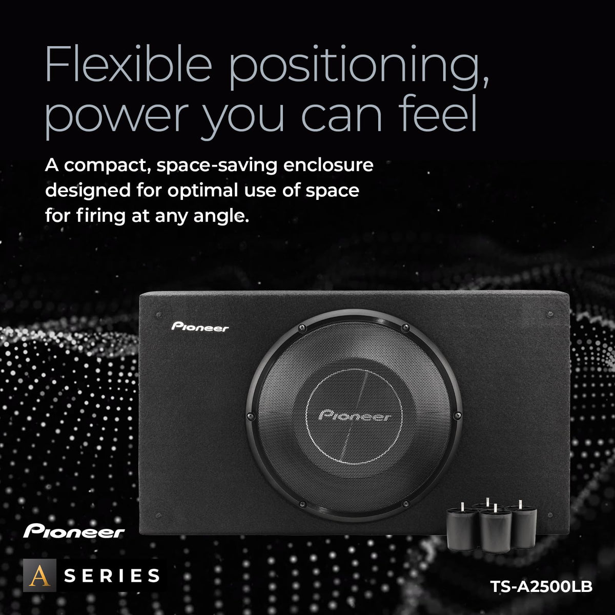 Pioneer TS-A2500LB 10" Shallow-Mount Loaded Subwoofer