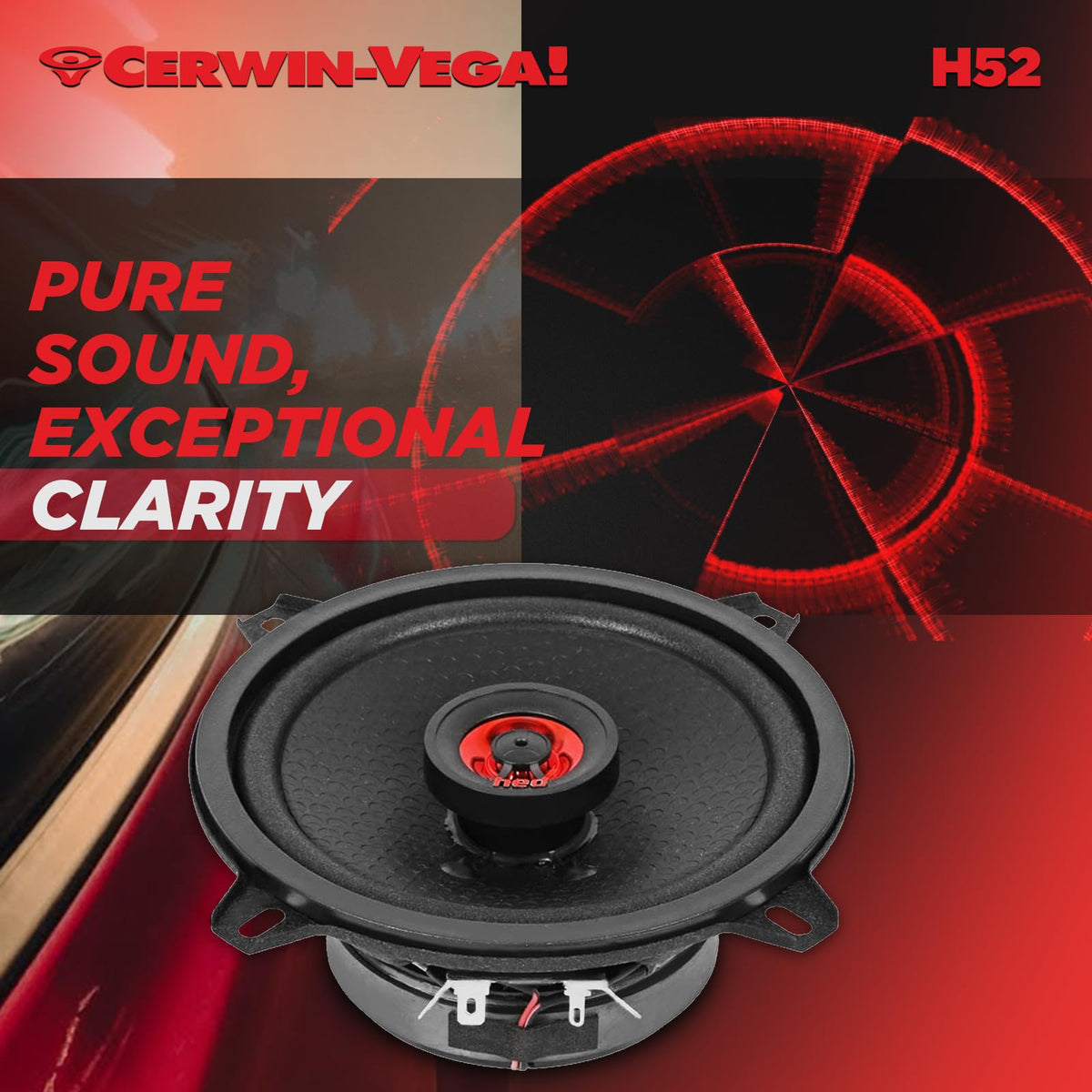 Cerwin-Vega H52 5.25" 2-Way Coaxial Speaker Set
