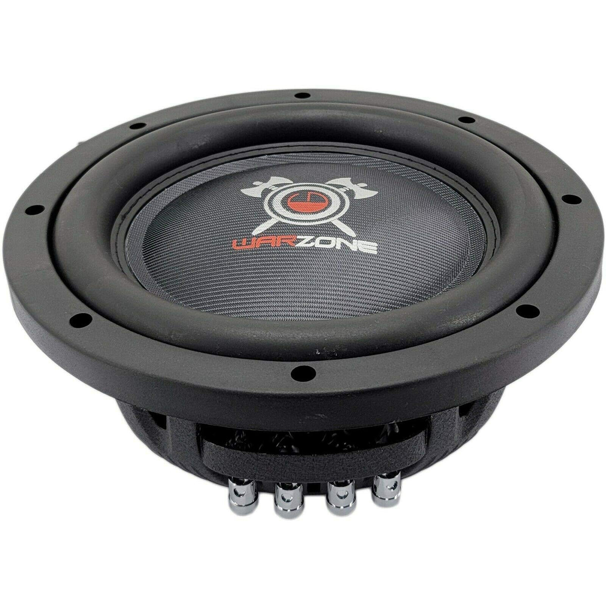 Warzone WZ10D4 10" Shallow Dual 4-Ohm Subwoofer