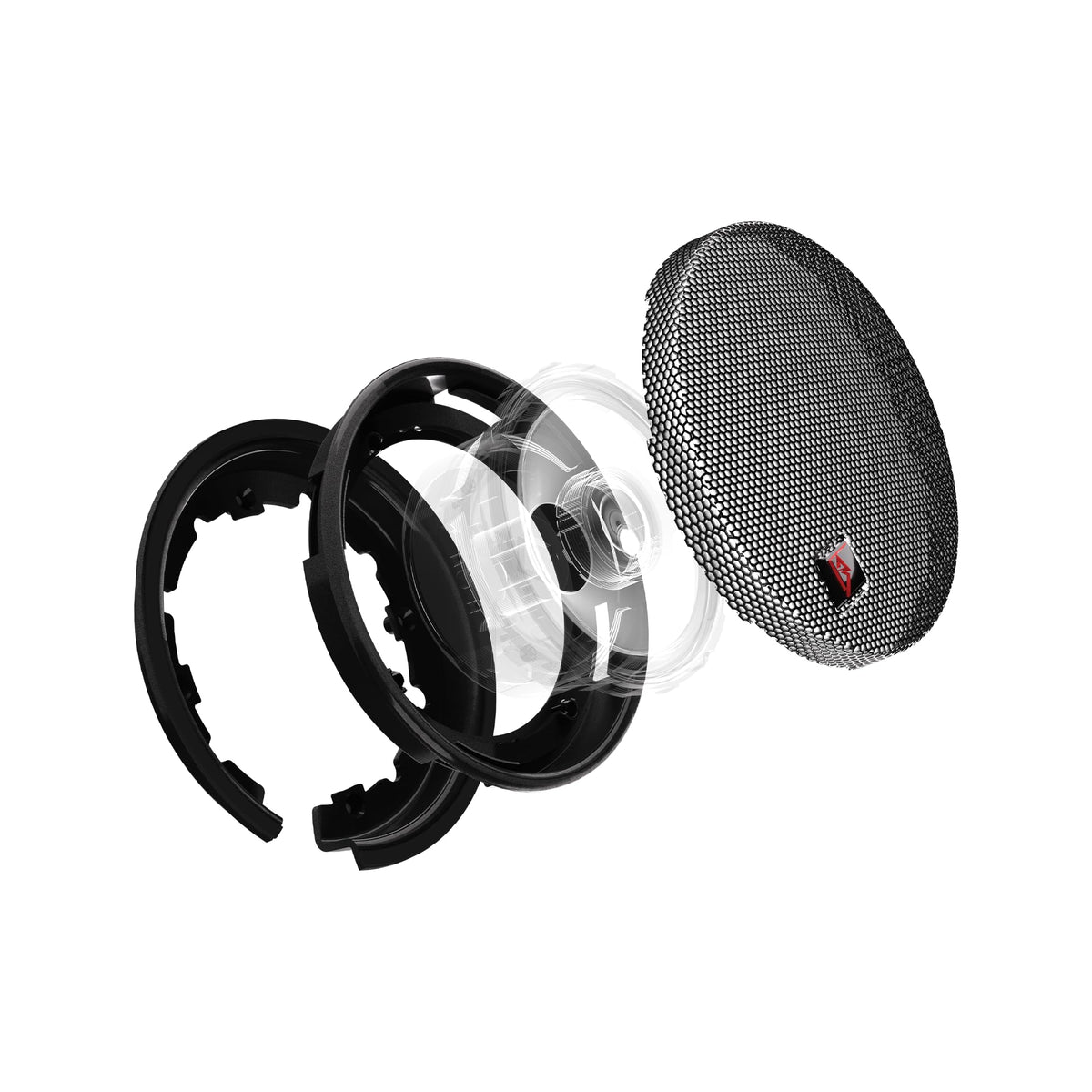 Rockford Fosgate GF-4 4-Inch Flush-Mount Speaker Grilles