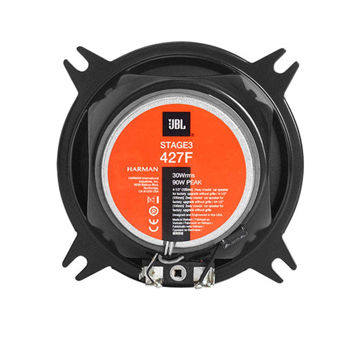 JBL STAGE3427FAM Stage3 427F 4" 2-Way Car Speakers