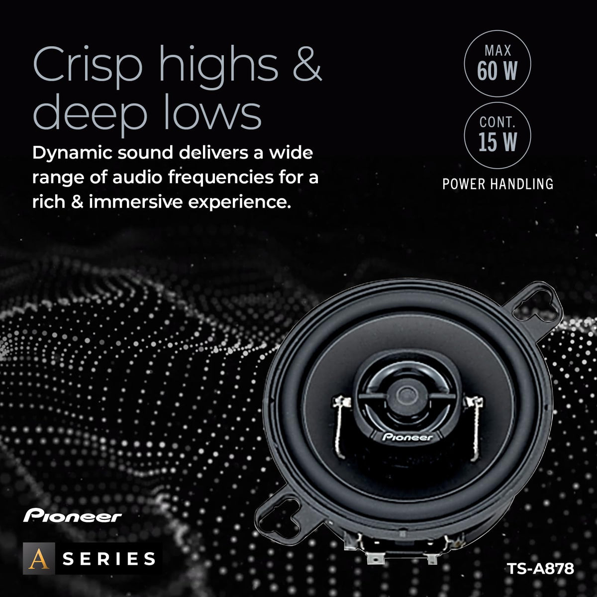 Pioneer TS-A878 3.5" 2-Way Coaxial Car Speakers