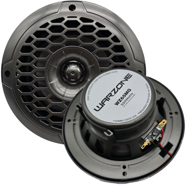 WARZONE WZ65MG 6.5" 2-Way Marine Speakers