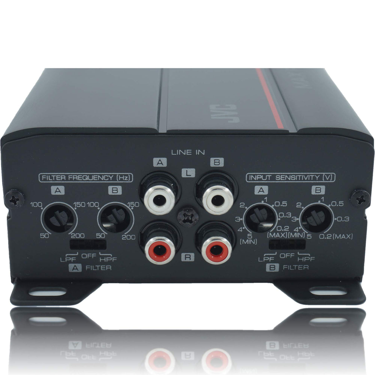 JVC KS-DR1004D Compact 4-Channel Class D Amplifier