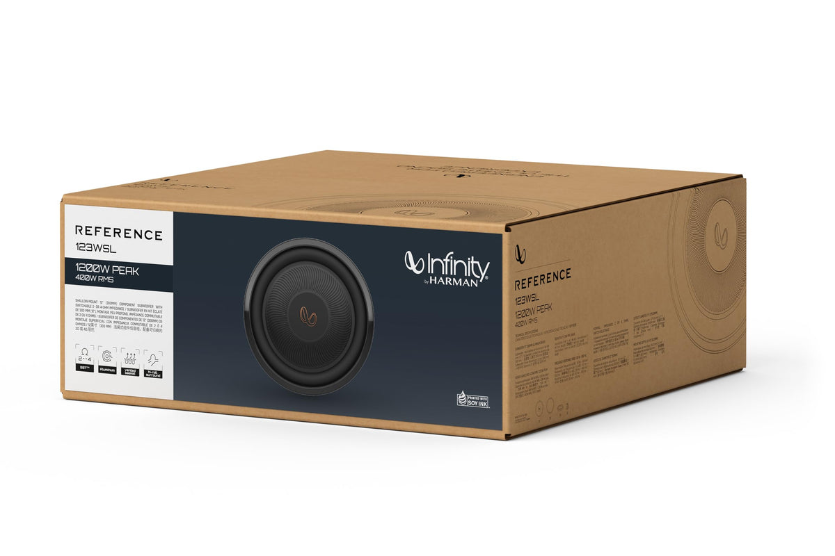Infinity Reference 123WSL 12" Shallow-Mount Subwoofer