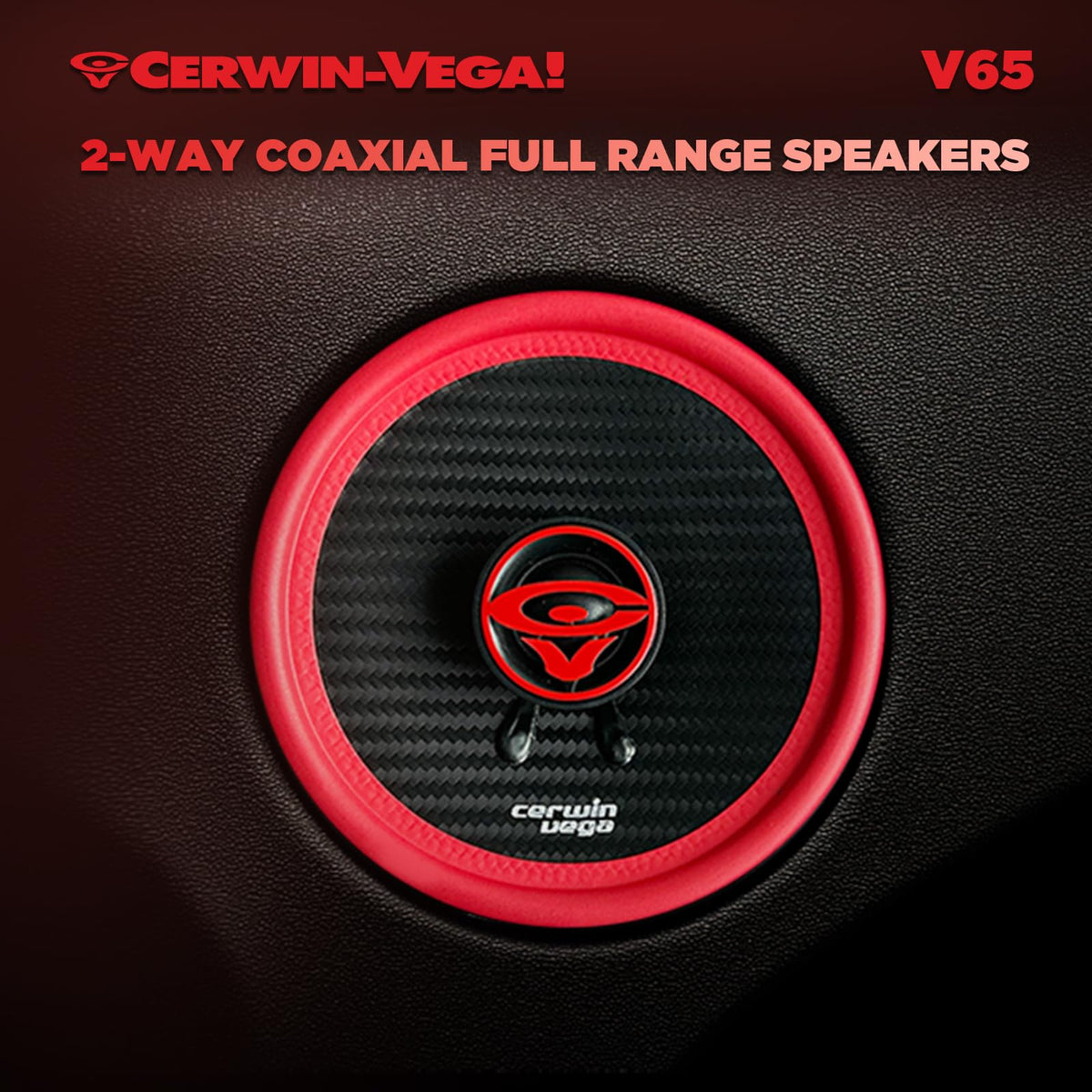 Cerwin Vega CER-V65 6.5" 2-Way Coaxial Speakers