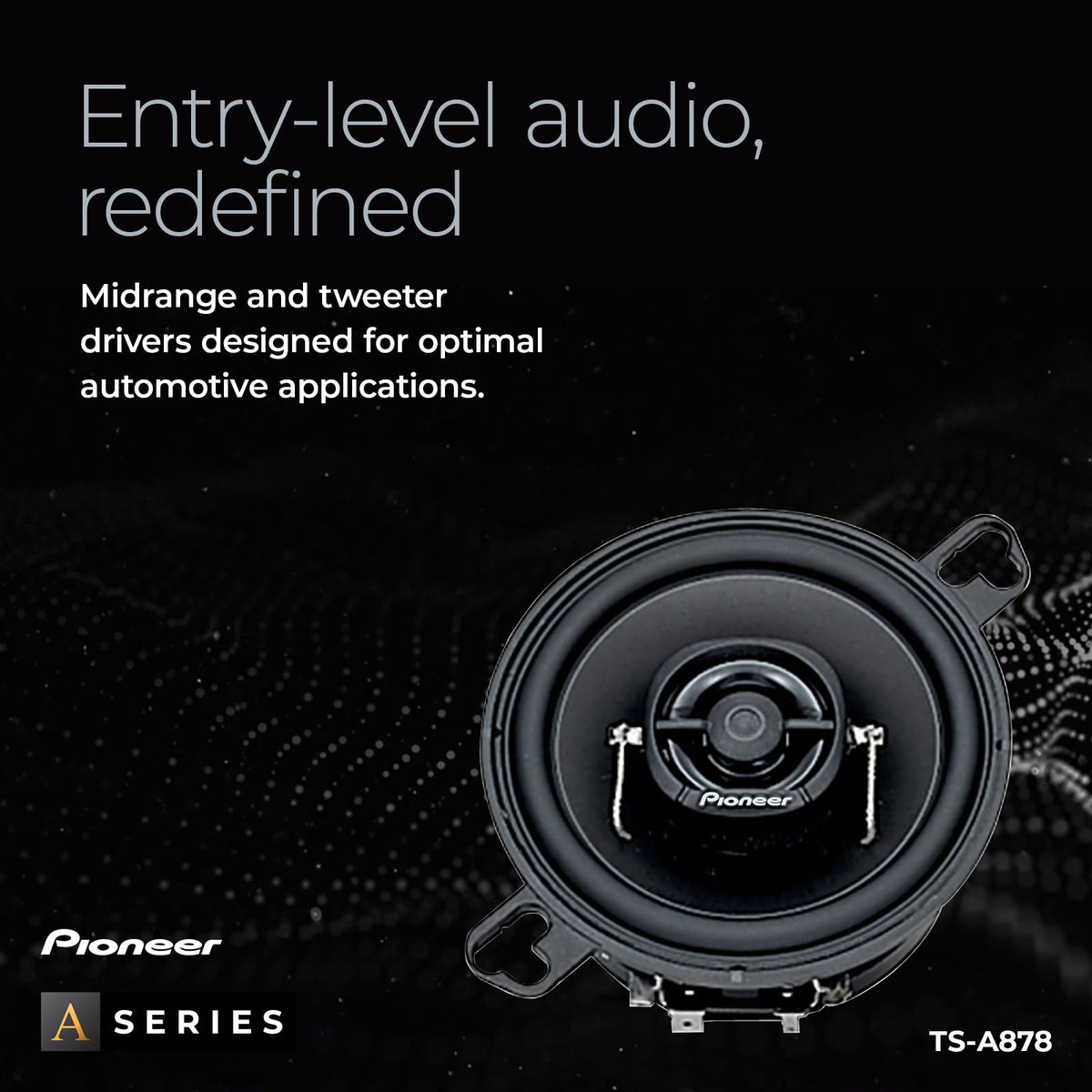 Pioneer TS-A878 3.5" 2-Way Coaxial Car Speakers