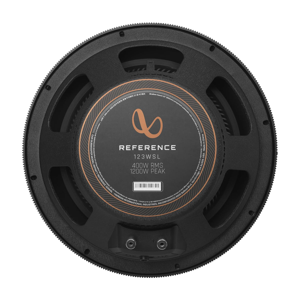 Infinity Reference 123WSL 12" Shallow-Mount Subwoofer