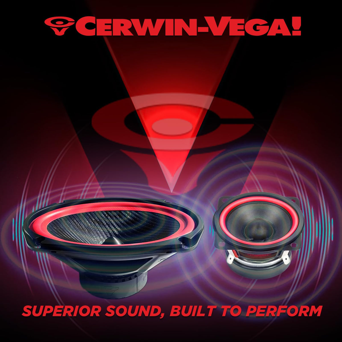 Cerwin Vega V6925C 6x9" 3-Way Component Speaker System