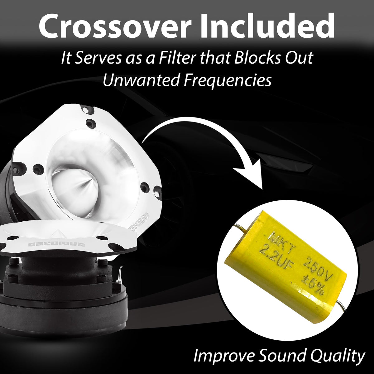 Audio360 AD36TW 4-Inch Super Tweeter Speaker