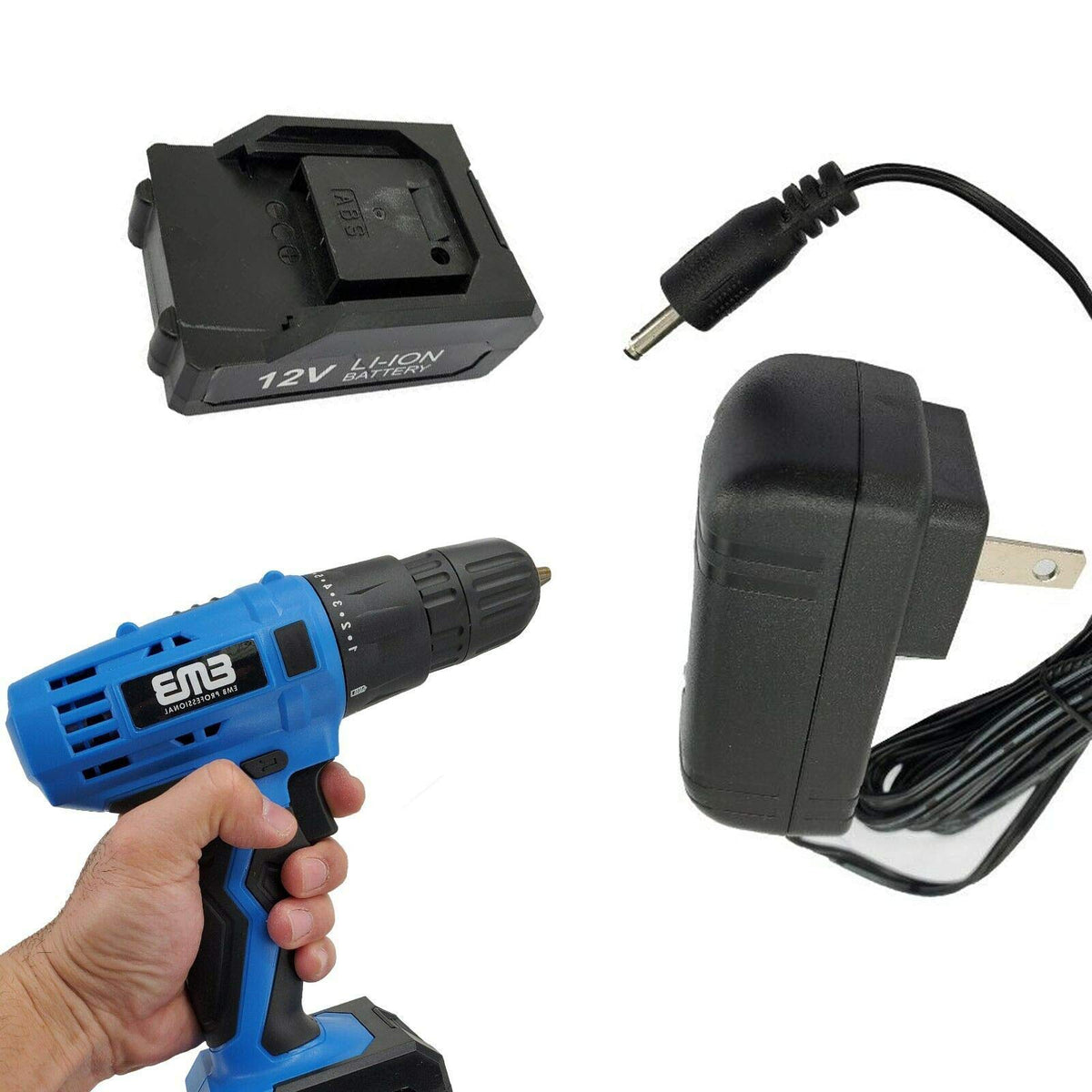 EMB Professional ET-01 12V Cordless Impact Wrench