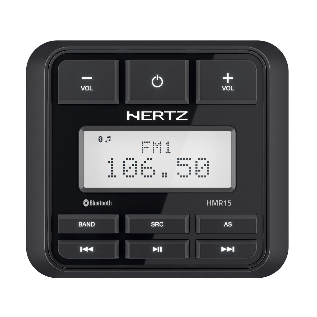 Hertz HMR 15 Marine Media Receiver with AM/FM & Bluetooth