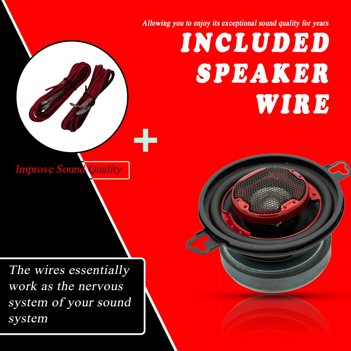 MB Quart XK2-108 3.5" 2-Way Coaxial Speakers