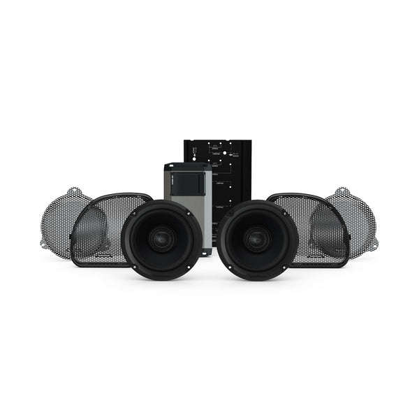 Rockford Fosgate HD14-STG2 6.5" Harley Speaker & Amp Kit