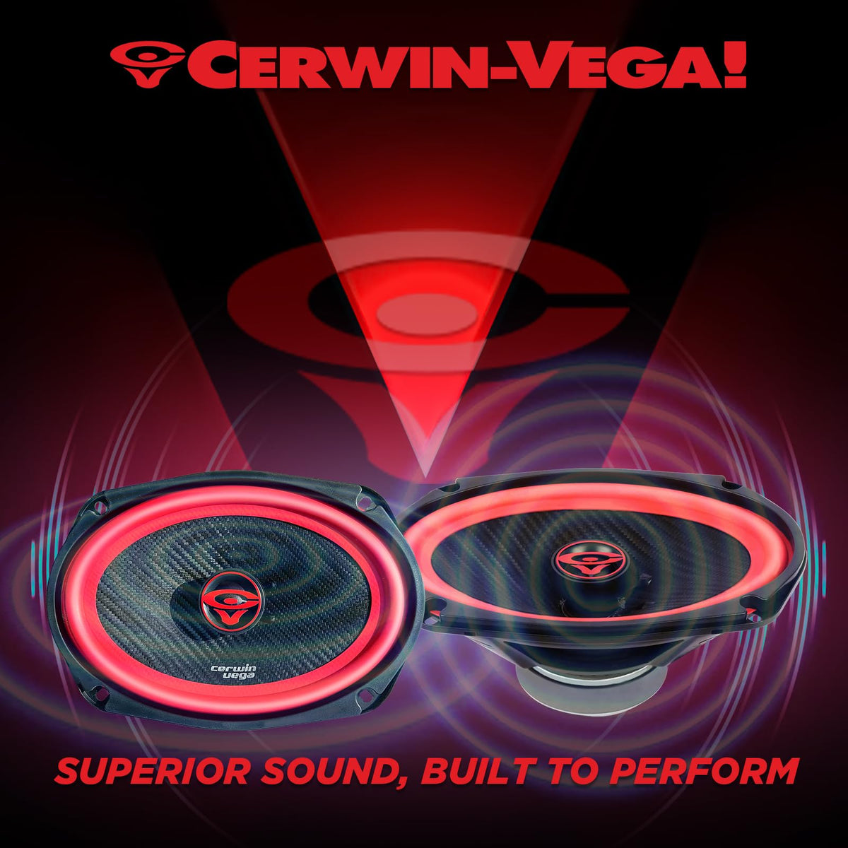 Cerwin-Vega V69 6 x 9-Inch 2-Way Coaxial Speakers