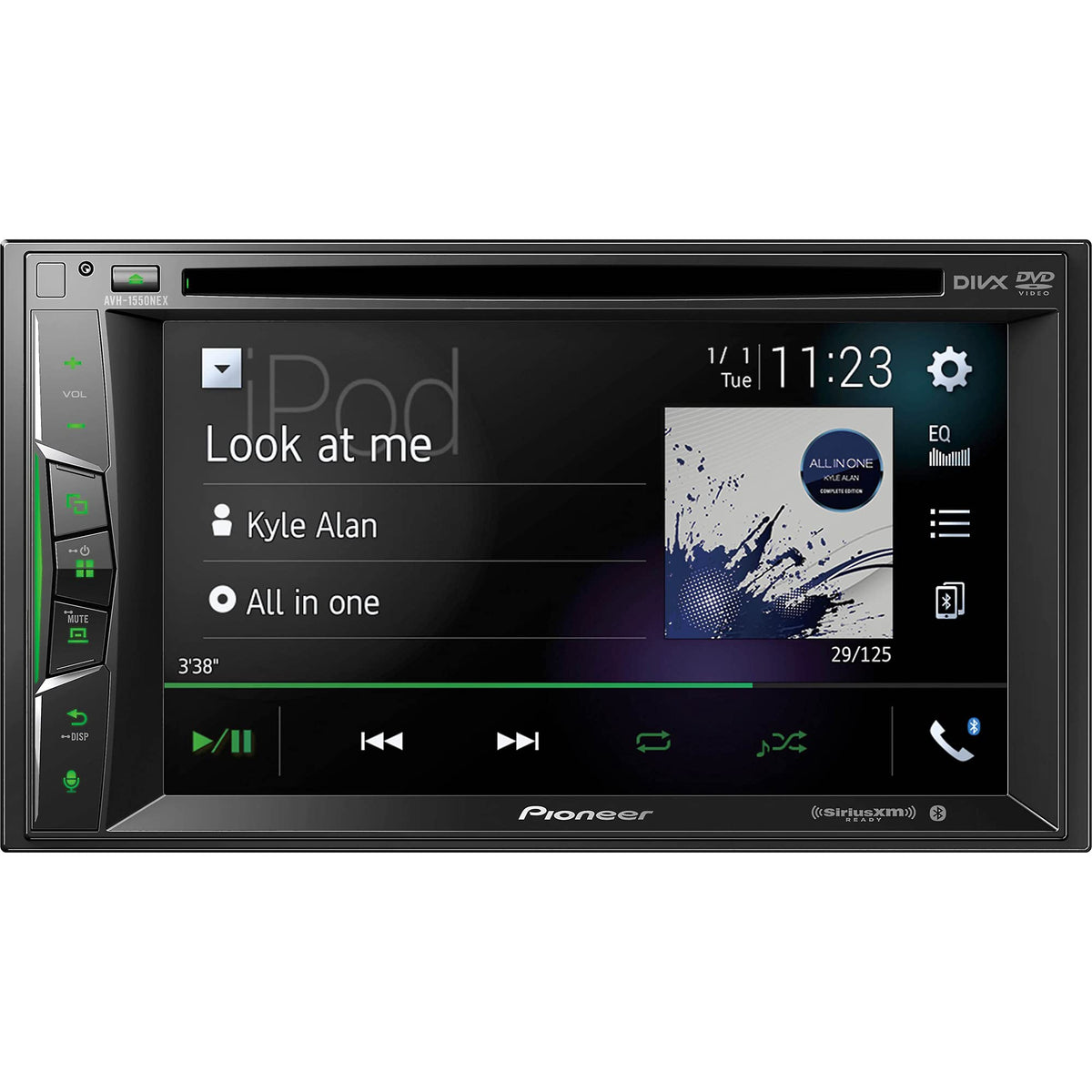 Pioneer AVH-1550NEX 6.2" Double DIN CarPlay DVD Receiver