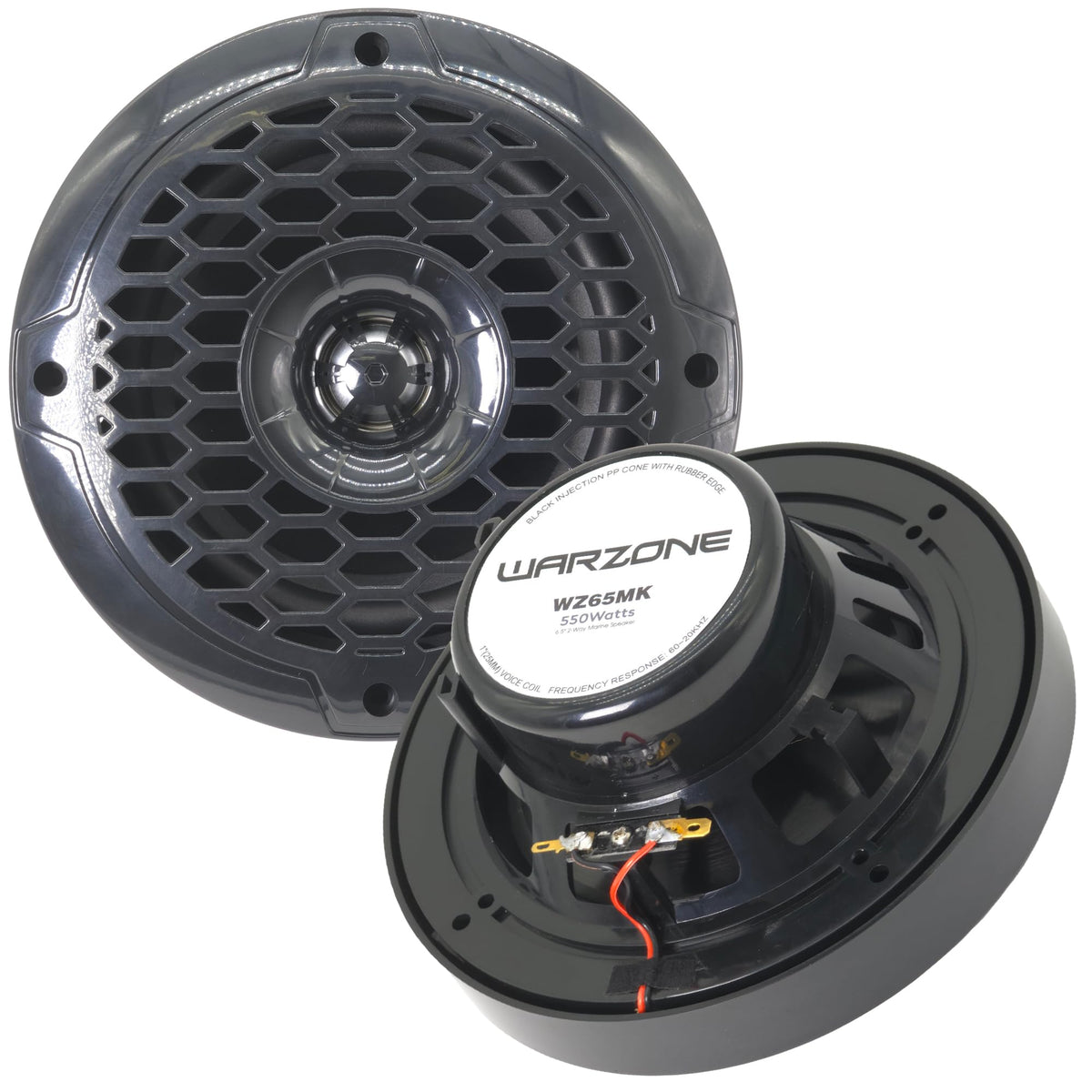 Warzone WZ65MK 6.5" 2-Way Marine Speakers
