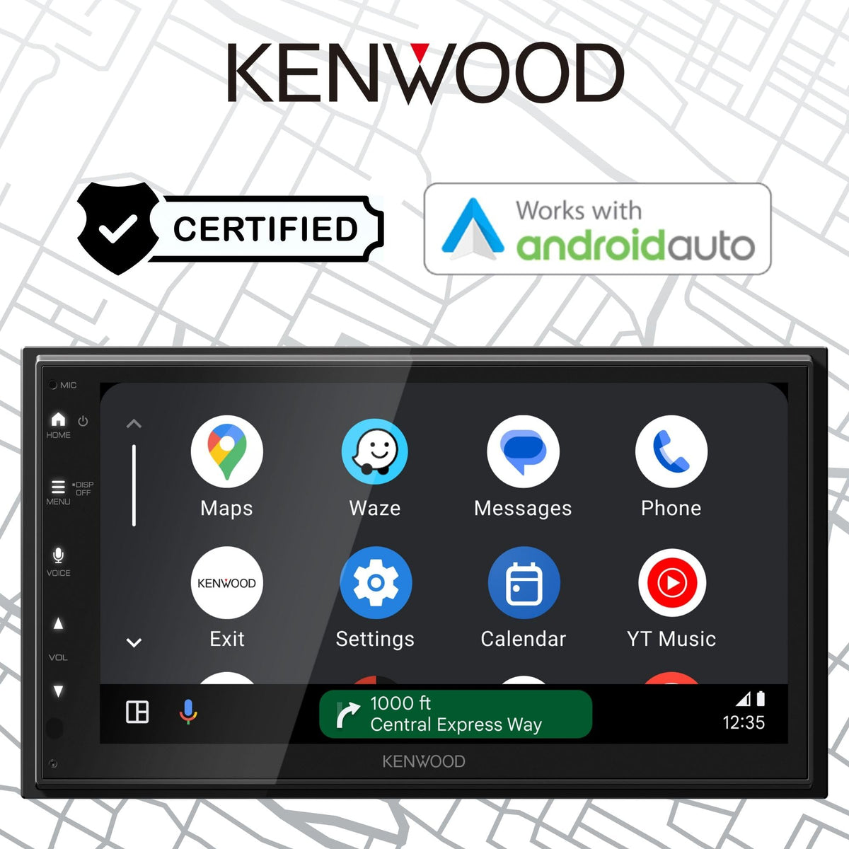 KENWOOD DMX4710S 6.8" Double DIN Digital Media Receiver