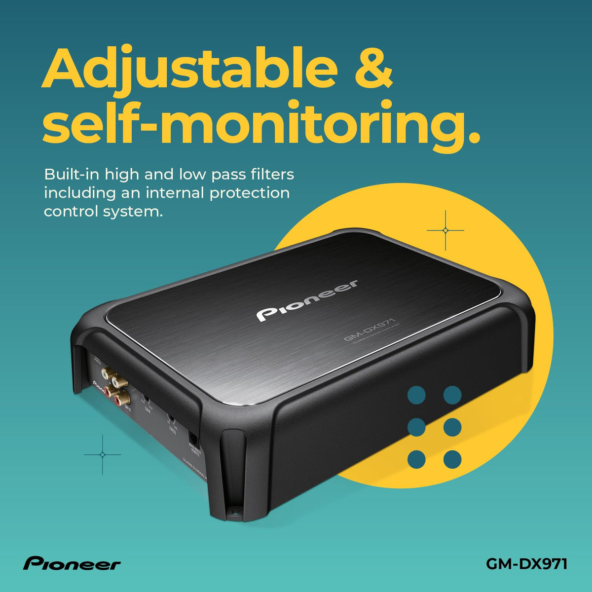 Pioneer GM-DX971 Class D Mono Subwoofer Amplifier