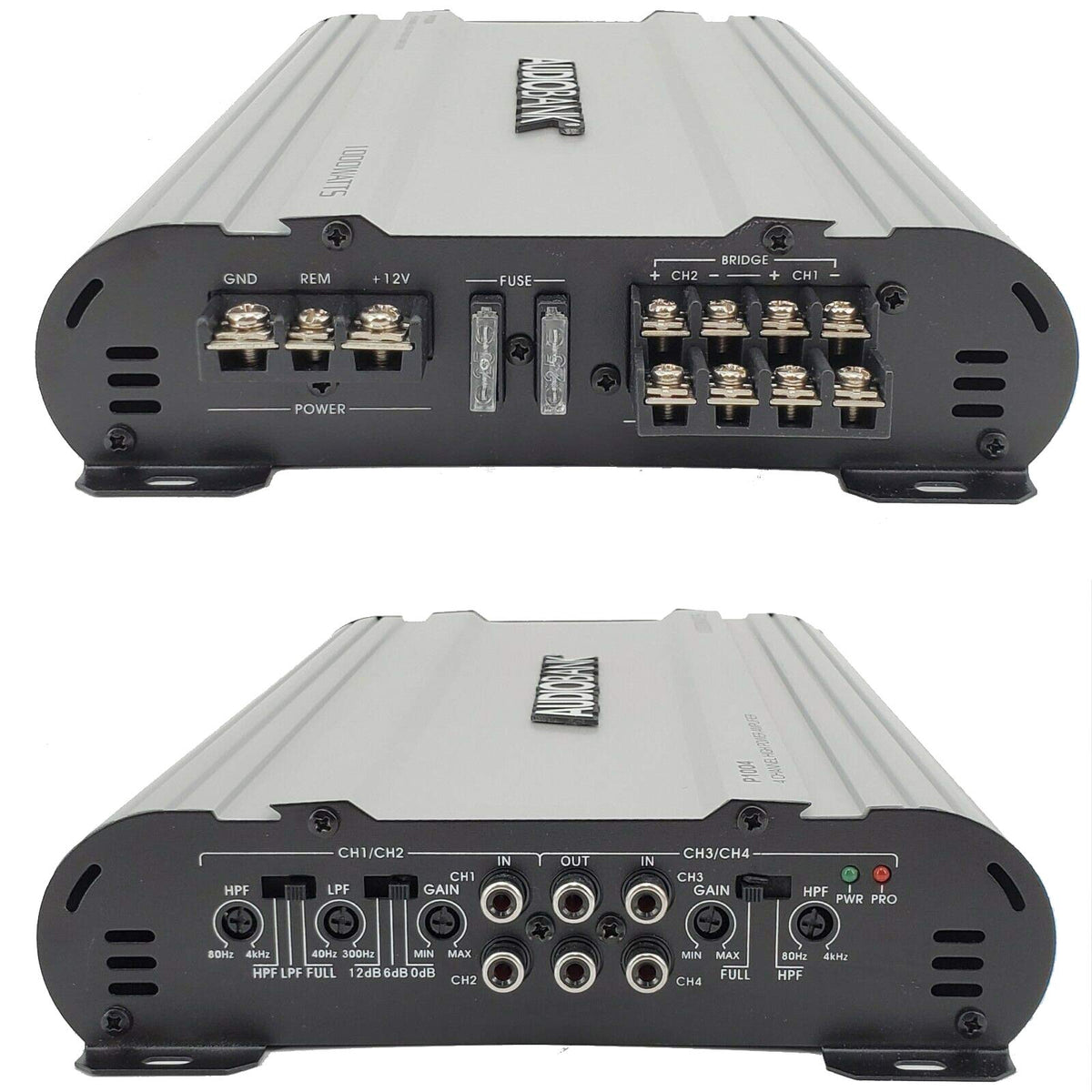 Audiobank P1004 4-Channel Car Audio Amplifier