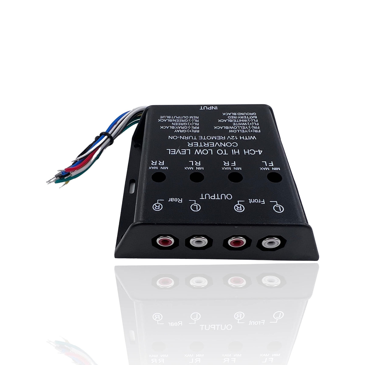 Gravity GR-HL4 4-Channel High-to-Low RCA Line Converter