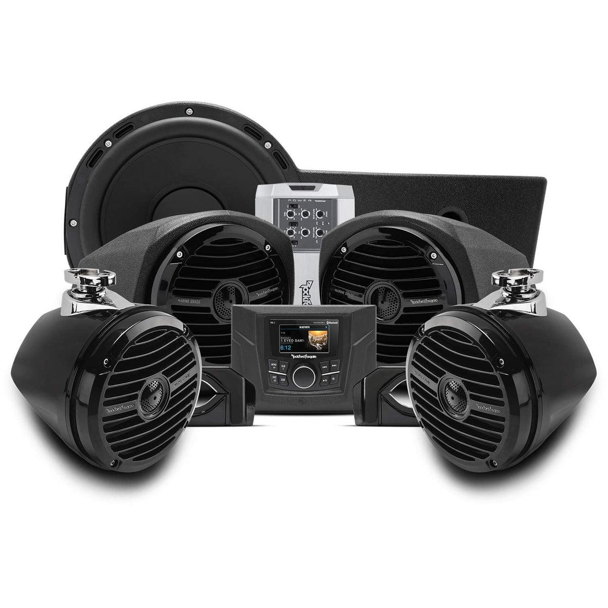 Rockford Fosgate GNRL-STAGE4 Polaris General 6.5"/10" Audio Kit