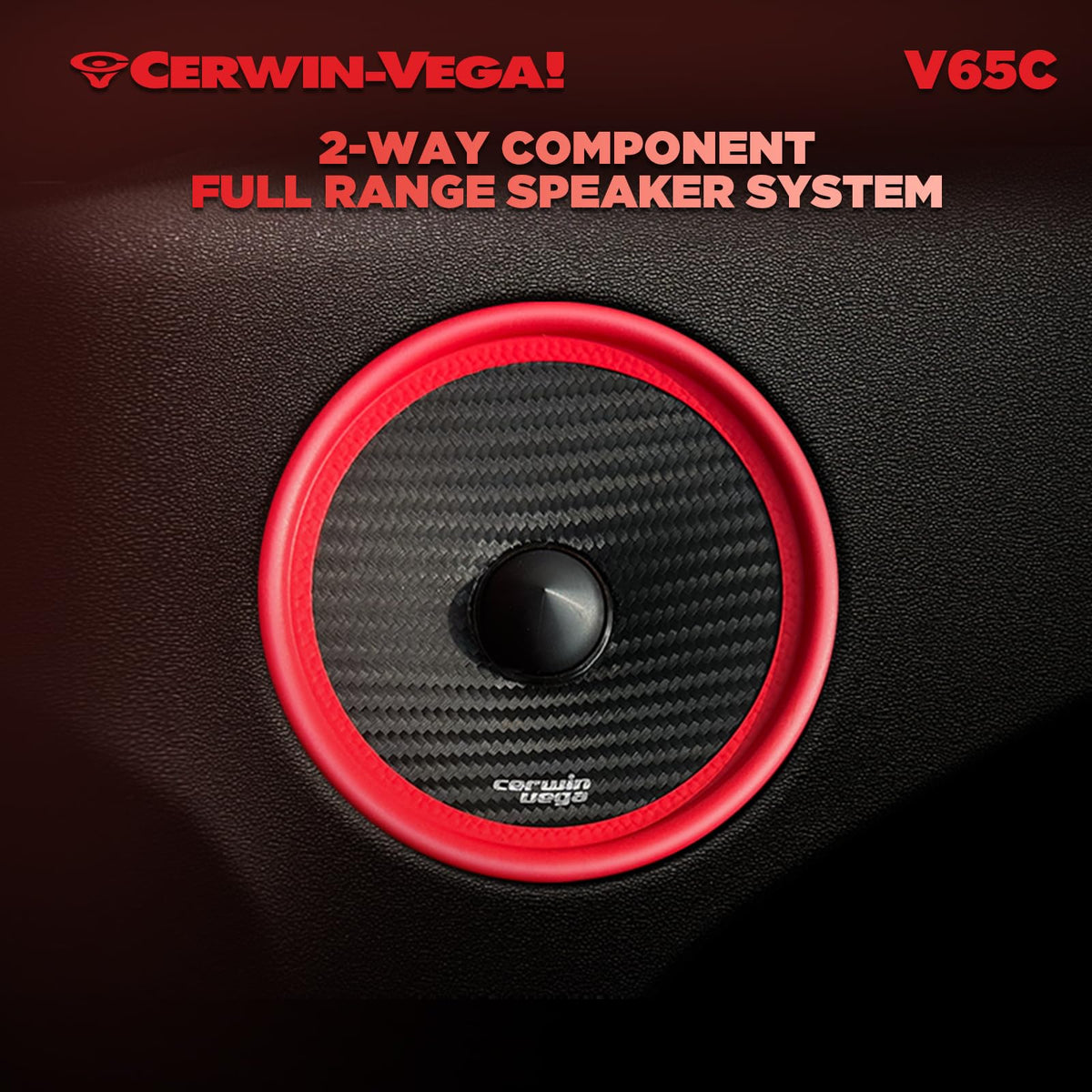 Cerwin-Vega V65C 6.5" 2-Way Component Speaker Set