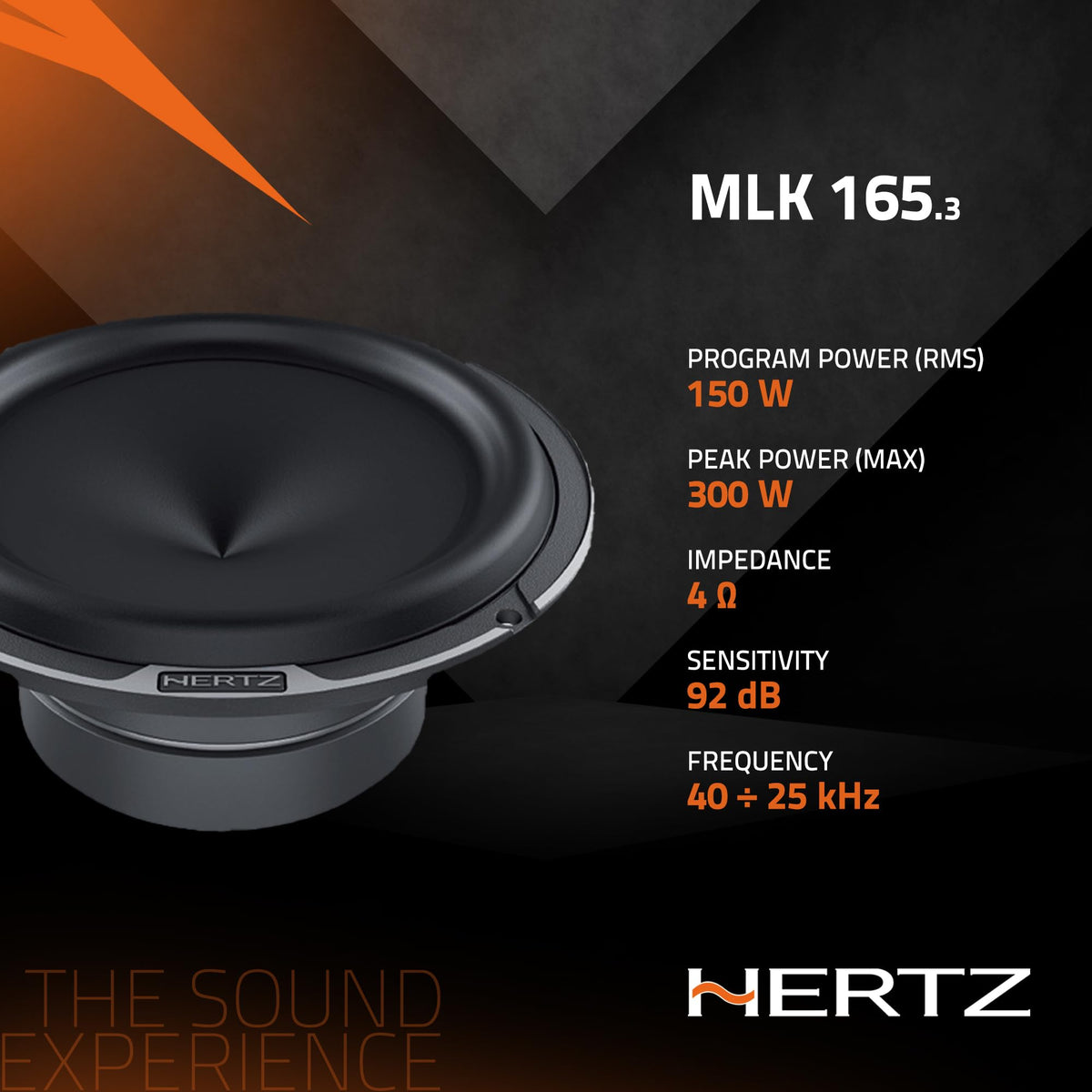 Hertz MLK165-3 6.5" Two-Way Component Speakers
