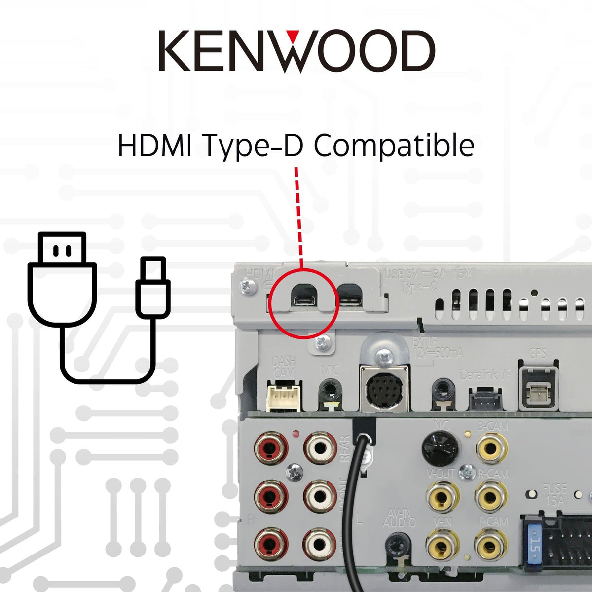 KENWOOD DMX9708S Double DIN Digital Media Receiver