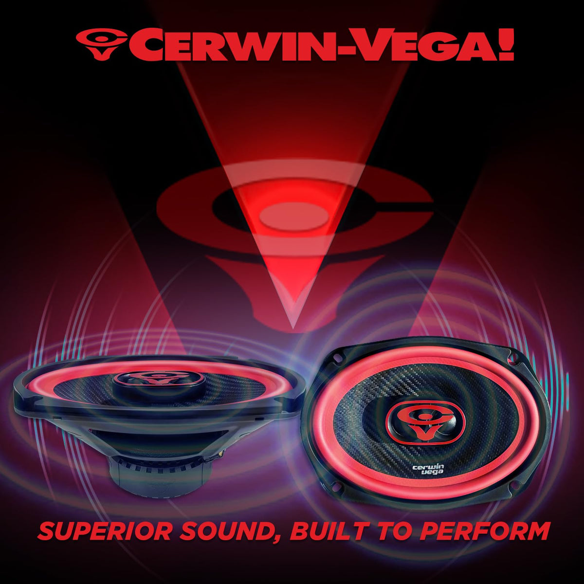 Cerwin-Vega V693 6x9-Inch 3-Way Speakers