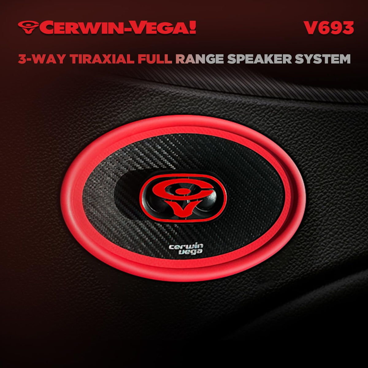 Cerwin-Vega V693 6x9-Inch 3-Way Speakers