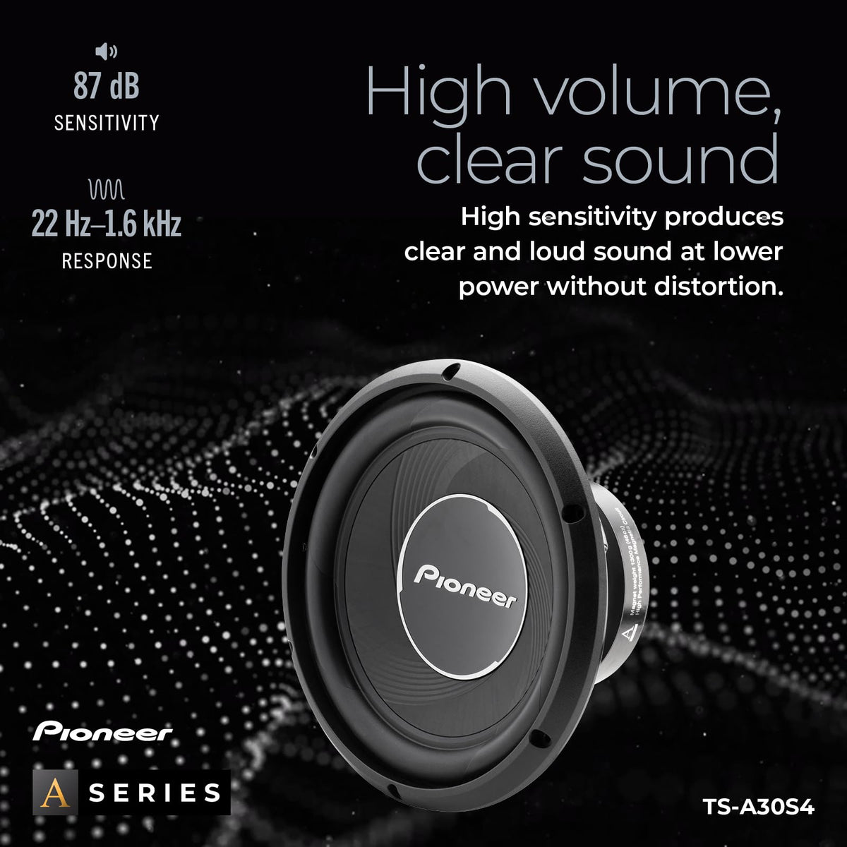 Pioneer TS-A30S4 12" Component Subwoofer