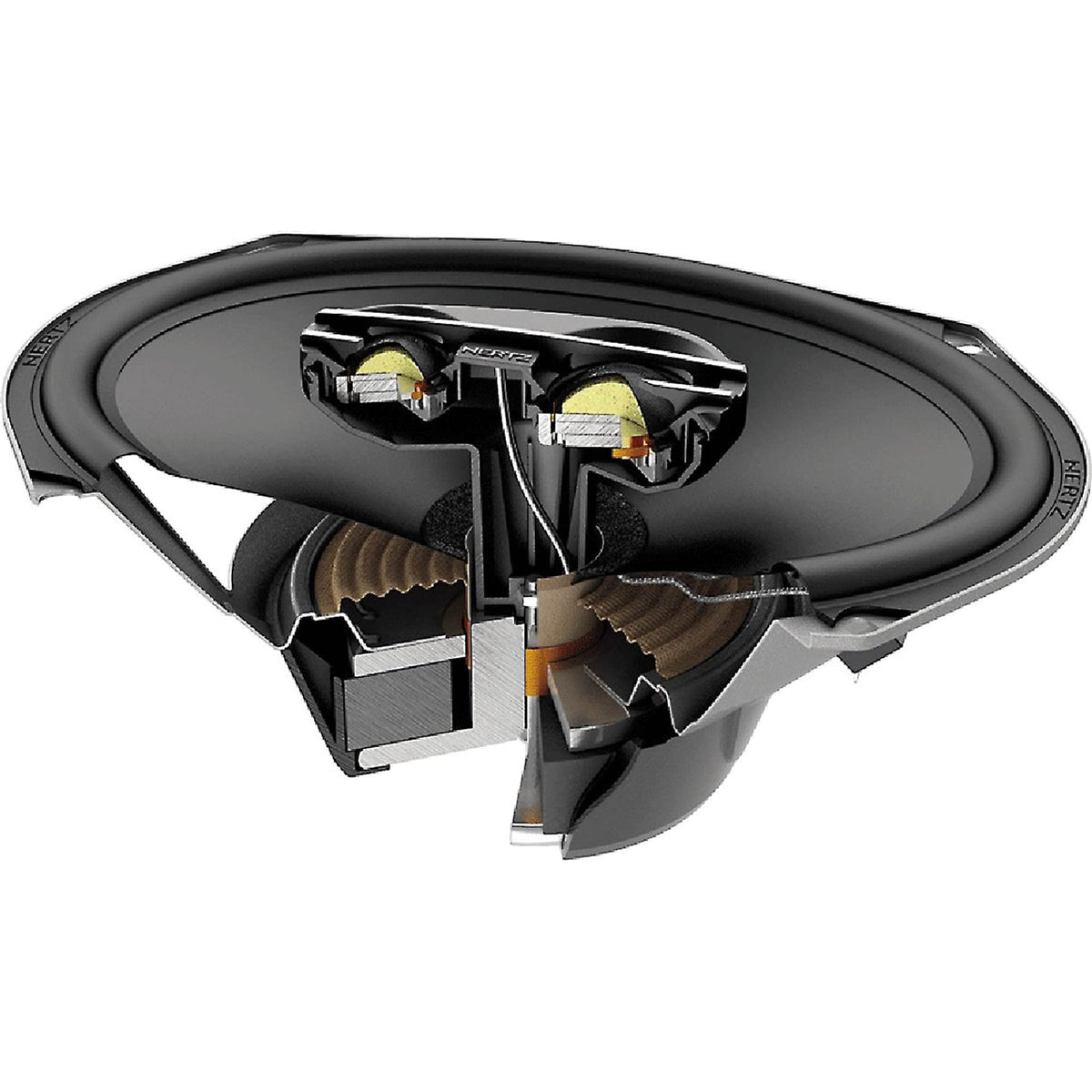 Hertz CPX690 6x9 3-Way Coaxial Speakers with Grilles