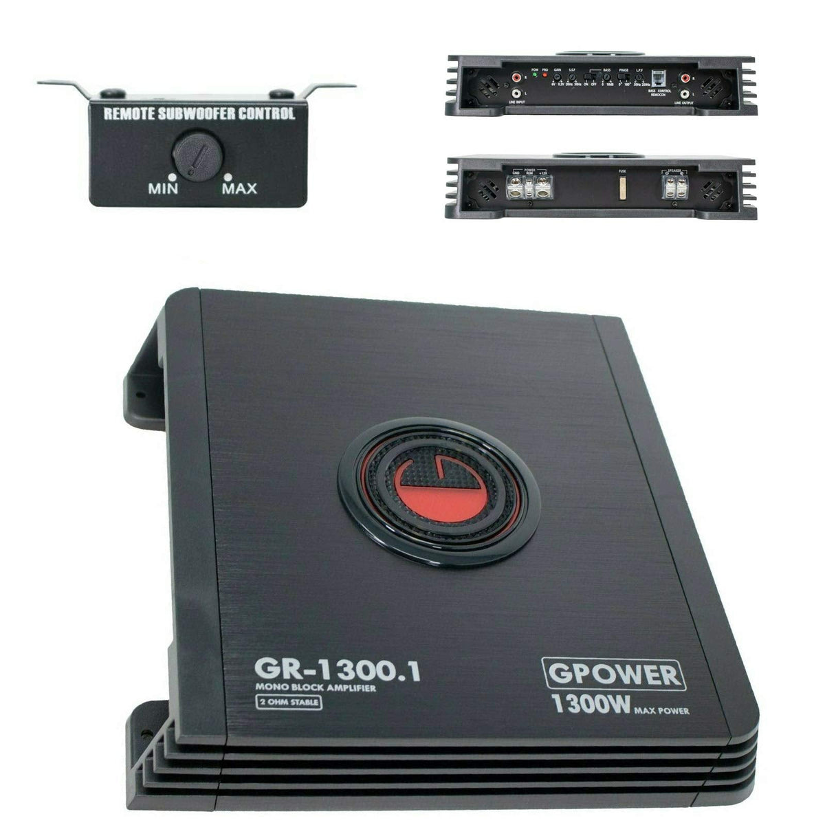 Gravity GR1300.1 1300W Monoblock Car Amplifier