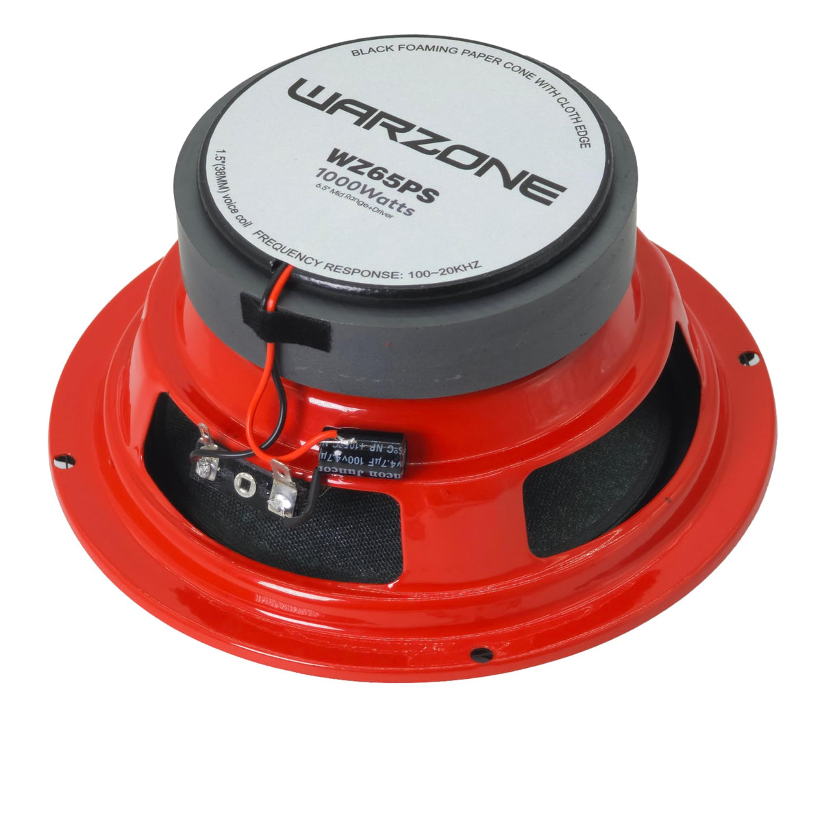 Warzone WZ65PS 6.5" Mid-Range Speakers with Dome Tweeters