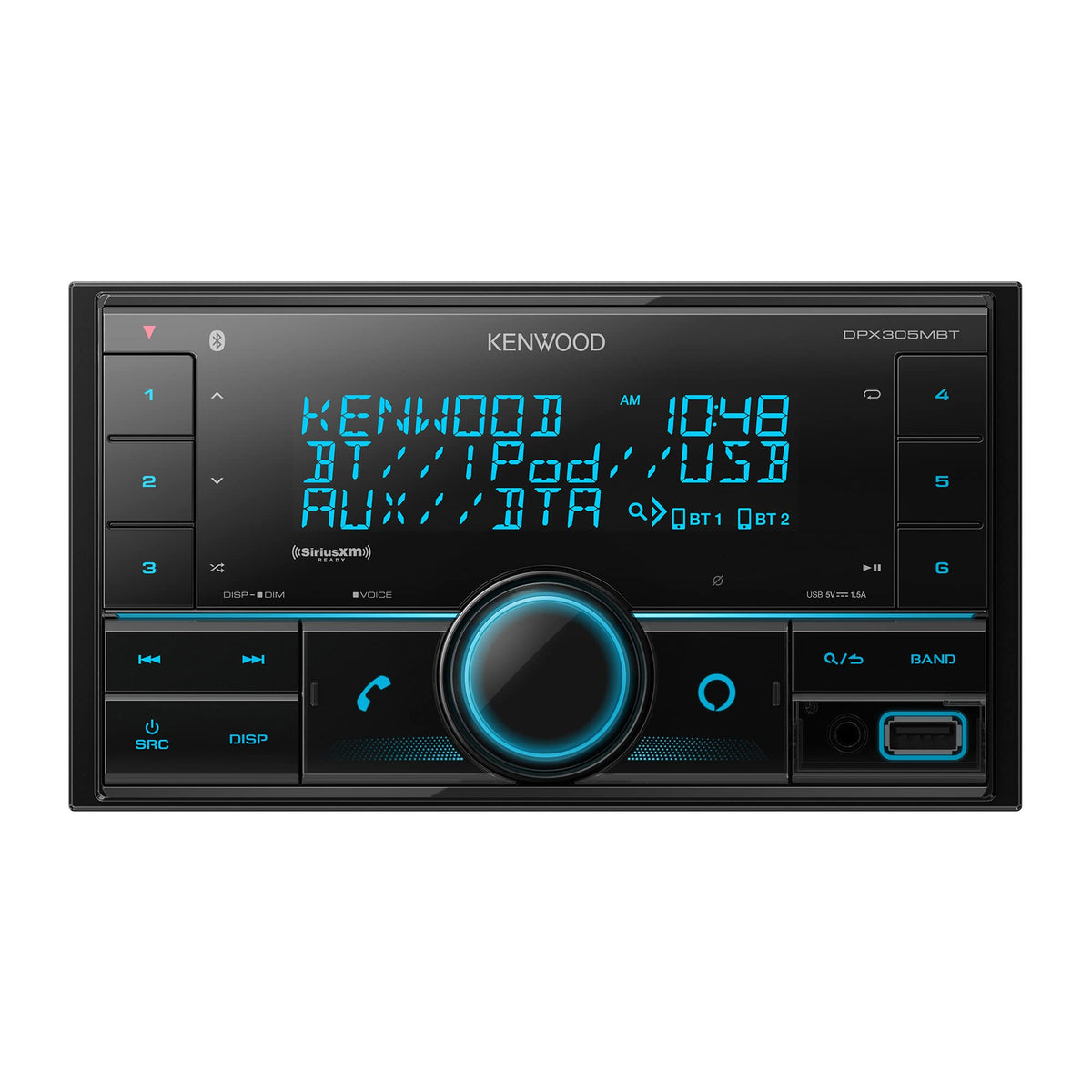 Kenwood DPX305MBT Double DIN Digital Media Receiver