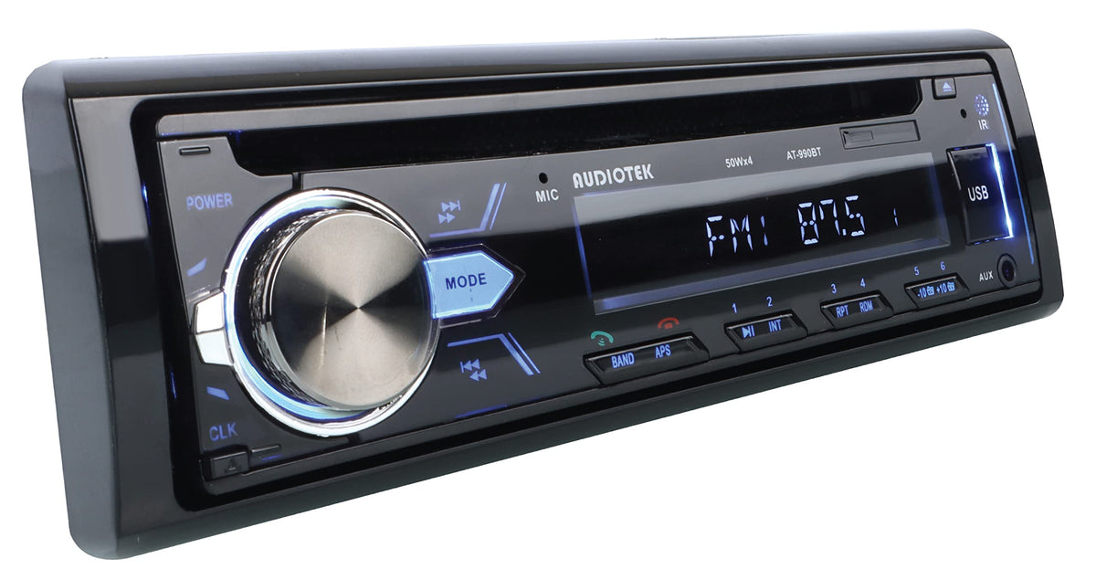 Audiotek AT-990BT Single DIN CD/MP3 Receiver
