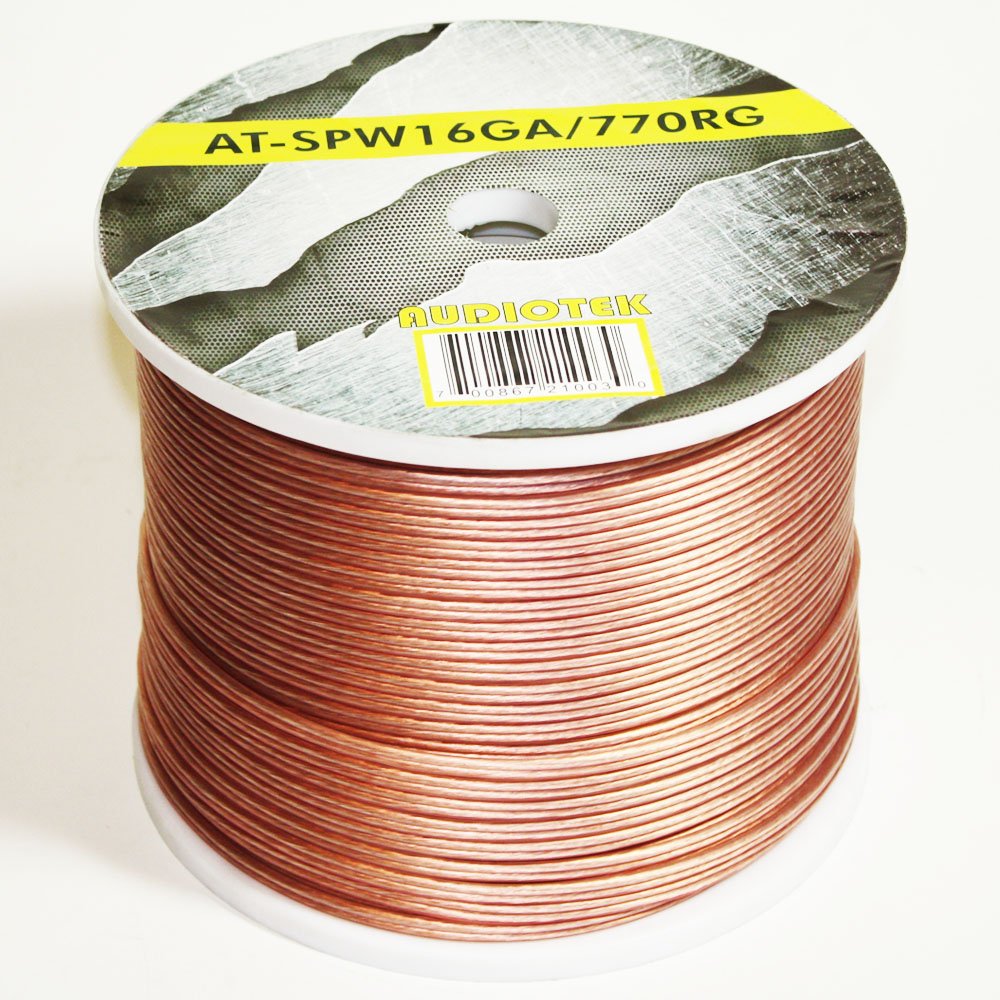 Audiotek AT-SPW16GA/770RG 16 Gauge 770 Ft Speaker Wire