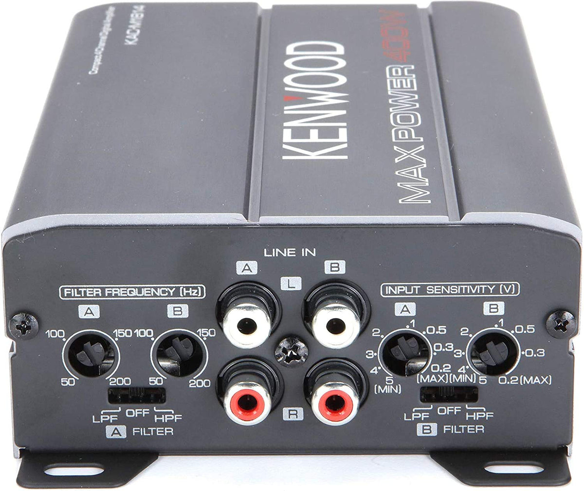 Kenwood KAC-M1814 Compact 4-Channel Marine Digital Amplifier