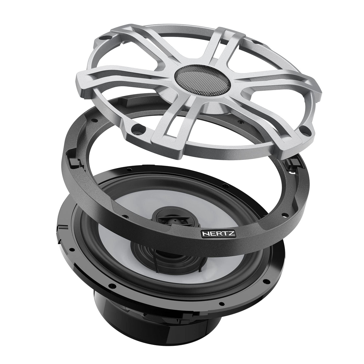 Hertz HEX6-5S-LD-G 6.5" RGB Marine Coaxial Speakers