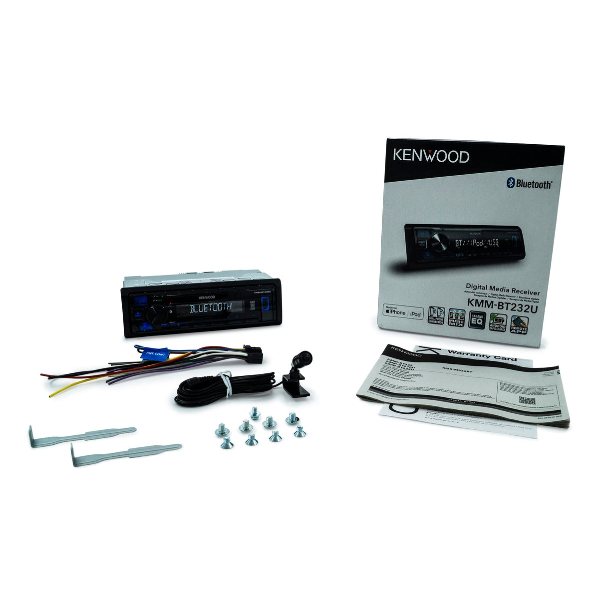 KENWOOD KMM-BT232U Single DIN Digital Media Receiver
