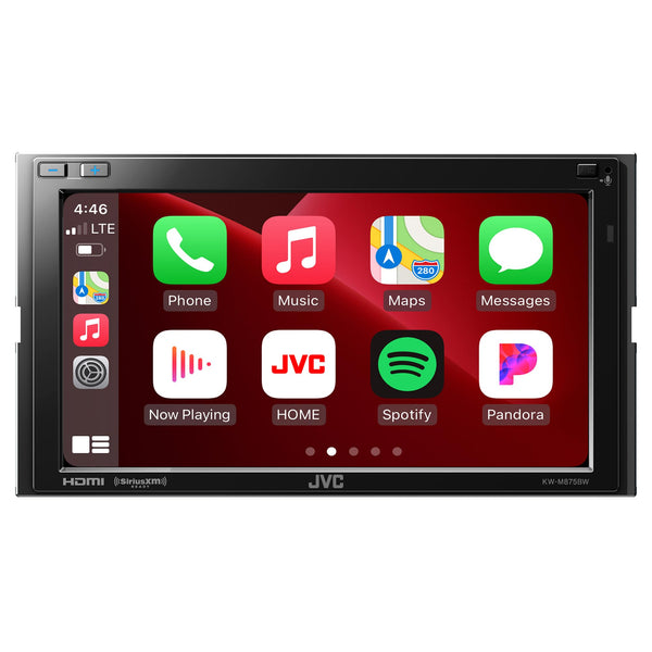 JVC KW-M875BW Double DIN 6.8" Receiver with Wireless CarPlay