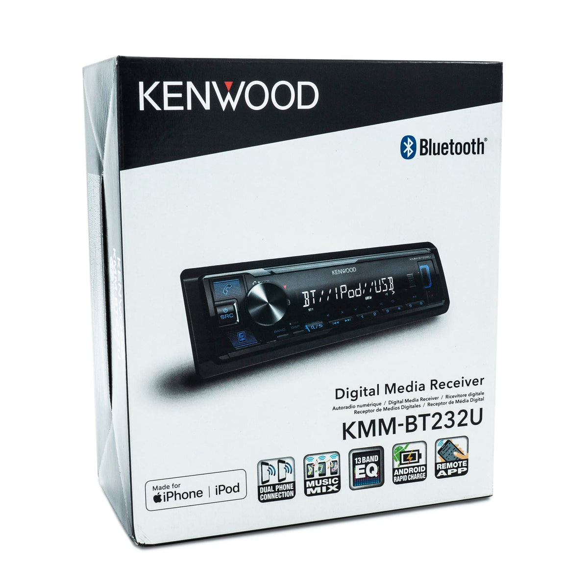 KENWOOD KMM-BT232U Single DIN Digital Media Receiver