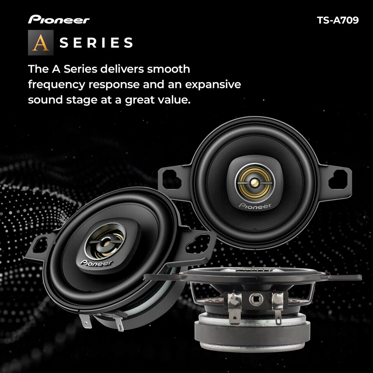 Pioneer TS-A709 2.75" 2-Way Coaxial Speakers